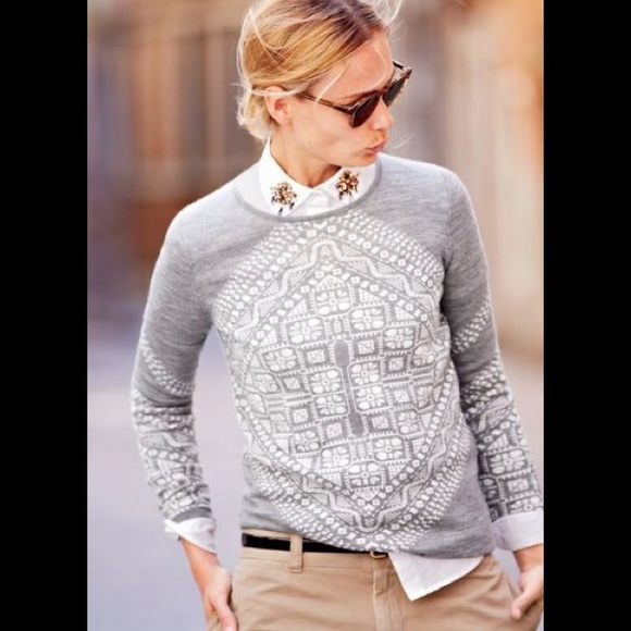 J. Crew Sweaters - NWOT J.Crew 100% Merino Wool Knit Sweater Boho